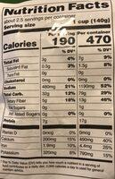 Trader Joe's Kale Gnocchi Nutrition Label