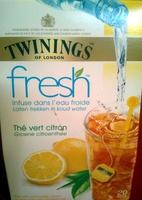 Twinings Fresh Th Vert Citron Report Card