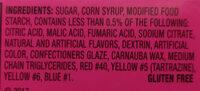 Mike And Ike Tropical Typhoon Ingredients