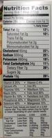 Crustless Chicken Pot Pie Nutrition Label