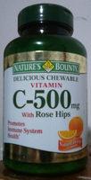 Delicious Chewable Vitamin C-500mg With Rose Hips Report Card