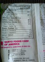 Chicken Noodles Ingredients