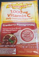 Emergen-C, Vitamin C Flavored Fizzy Drink Mix Dietary Supplement, Cranberry-Pomegranate Report Card
