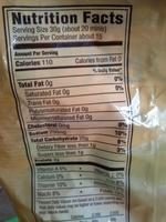 Snyder's Of Hanover, Mini Pretzels Nutrition Label