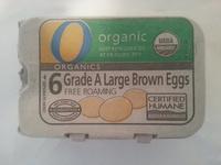 6 Grade A Large Brown Eggs Report Card