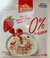AVENA INSTANTANEA DE FRUTAS SIN AZUCAR Report Card