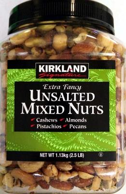Unsalted Mixed Nuts