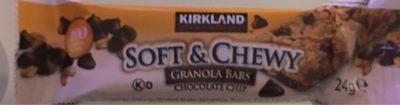 Kirkland Signature Soft & Chewy Granola Bars Chocolate Chip, 60 X 24G Bars