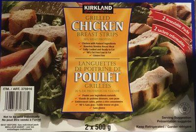 Languettes De Poitrine De Poulet Grilles