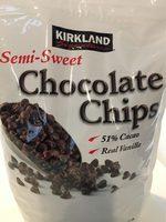 Kirkland Signature Semi-sweet Chocolate Chips 51% Cacao, 2.04KG Re-sealable Bag Report Card