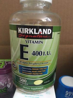 Kirkland Signature Vitamin E 400 Iu 0096619982110