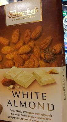 Chocolat Blanc Aux Amandes