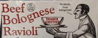 Beef Bolognese Ravioli Report Card