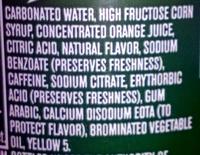 Mtn Dew Ingredients