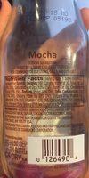 Starbucks Frappuccino Mocha Chilled Coffee Drink Ingredients
