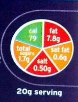 Tartare Sauce Nutrition Label