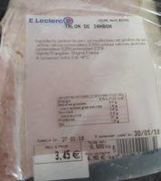 Talon De Jambon Report Card