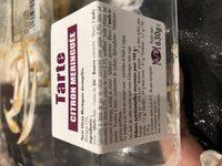 Tarte Citron Meringue Ingredients