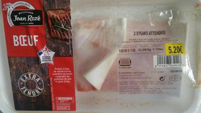 Boeuf Steaks Attendris