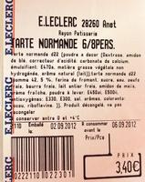 Tarte Normande 6/8 Personnes Report Card