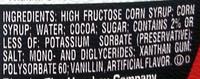 Genuine Chocolate Flavor Syrup Ingredients