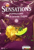Poppadoms - Lime & Coriander Chutney Report Card
