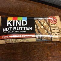 Honey Almond Butter Nut Butter Filled Snack Bars, Honey Almond Butter Report Card