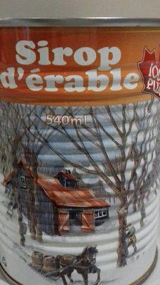 Sirop D'erable