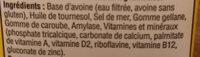 Lait D'avoine Ingredients