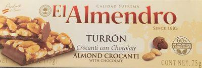 Turron Almond Crocanti With Chocolate