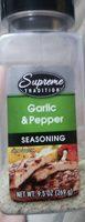 Garlic & Pepper Seasoning Report Card