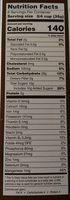Brown Rice Cacao Crisps Nutrition Label