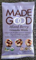 Mixed Berry Granola Minis Report Card