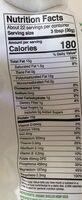 Hemp Hearts Nutrition Label