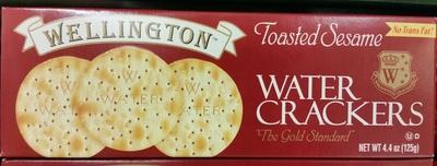 Toasted Sesame Water Crackers