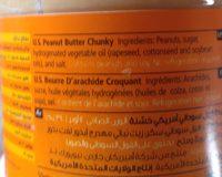 American Garden Peanut Butter Crunchy Ingredients