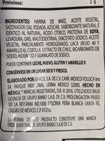 Takis Fuego Ingredients