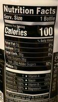 Nutrient Enhanced Water Beverage, Acai-blueberry-pomegranate Nutrition Label