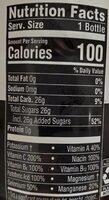 Acai-Blueberry-Pomegranate Nutrition Label