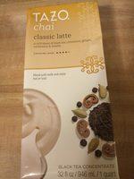 Black Tea Concentrate, Classic Latte Report Card