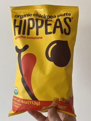 Sriracha Sunshine Organic Chickpea Puffs, Sriracha Sunshine