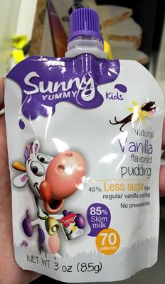 Natural Vanilla Flavored Pudding