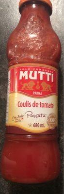 Mutti, Passata Coulis De Tomates 700G