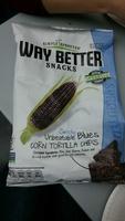 Way Better Snacks Simply Unbeatable Blues Tortilla Chips Report Card