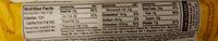 Peanut Butter Bar Nutrition Label