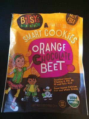Organic Smart Cookies, Orange Chocolate Beet