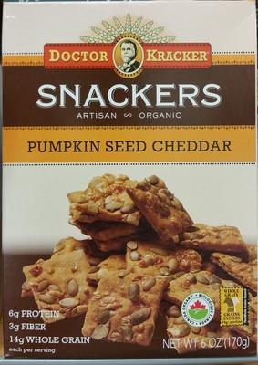 Pumpkin Seed Cheddar Snackers