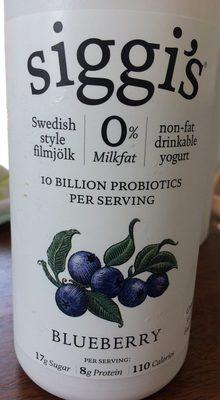 Blueberry Drinkable Yogurt