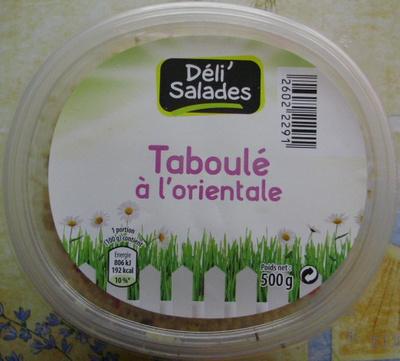 Taboul  L'orientale (mme Code Barre Que 26022291)