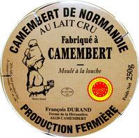Camembert De Normandie AOP Au Lait Cru Report Card